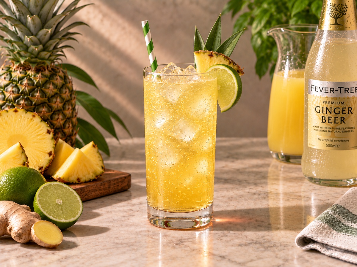 Pineapple Ginger Fizz
